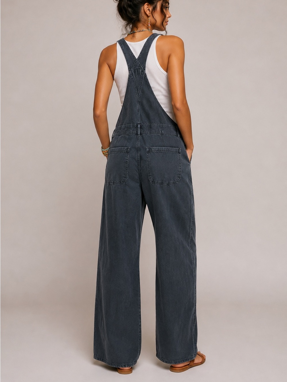 American Eagle Gray Overalls - Picture 2 of 5
